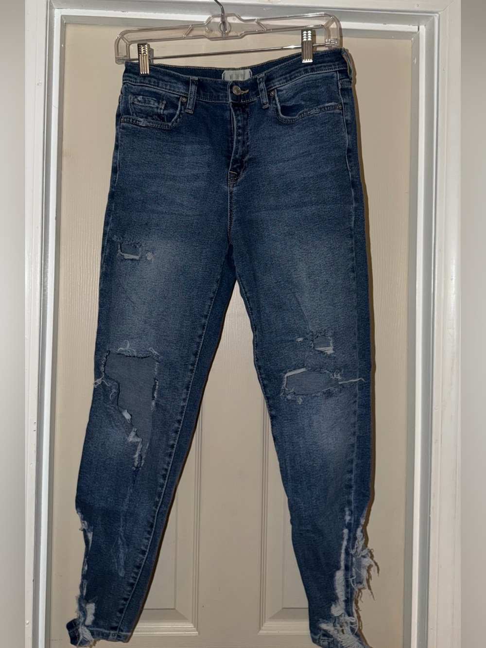 Free people We the free Distressed Dark Blue Women’s Jeans
